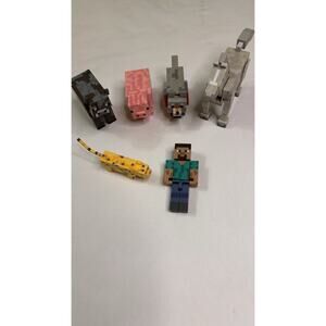 Minecraft Lot of 6 Mojang Figures
